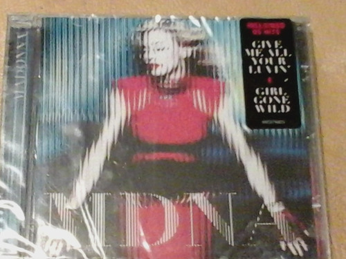 Cd Madonna Mdna 2012 Versão Cd Simples Novo Lacrado