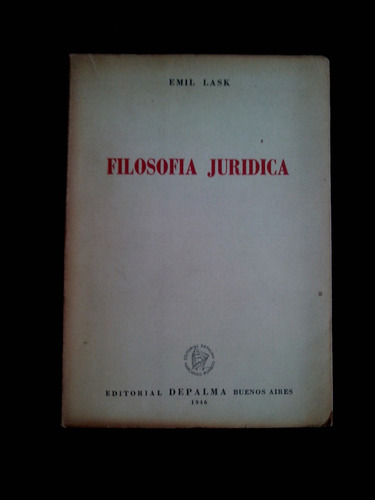 Filosofia Juridica Emil Lask