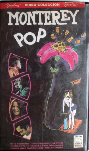 Vhs Monterey Pop - The Who Jimy Hendrix Janis Joplin Shankar