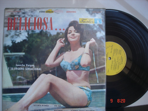 Vinyl Vinilo Lp Acetato Juancho Vargas Y Su Organo Delicosa