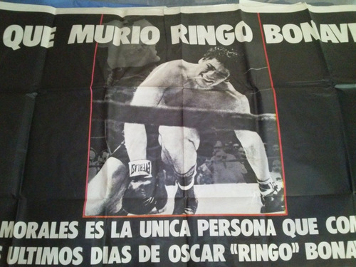 Afiche De Ringo Bonavena Del Libro De J. Morales