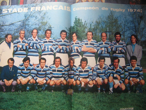 Estadio N° 1627, 15-10-74  Stade Francais Campeon Rugby 1974