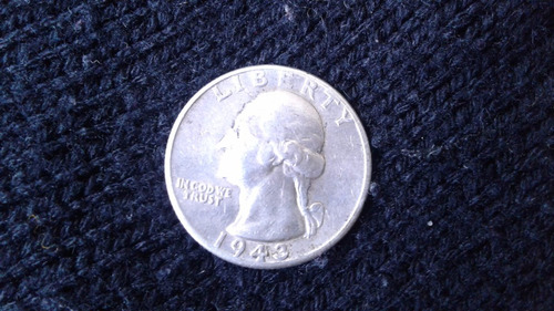 Moneda Quarter Dolar 1943