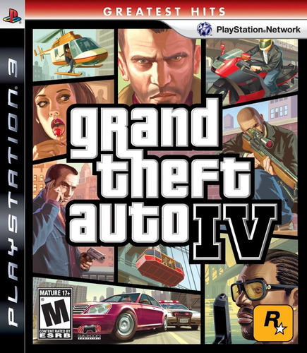 Grand Theft  Auto Iv - Ps3 - Mídia Física  Lacrado - Nf
