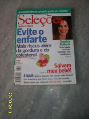 Revista Seleções - 03/2003 - Sandra Bullock, Cobra Sucuri