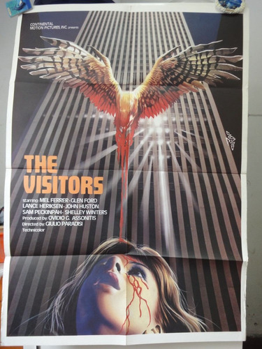 Poster The Visitor Stridulum Mel Ferrer Ford Giulio Paradisi