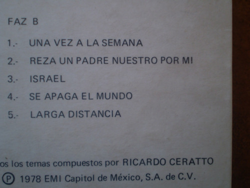 Vinilo Lp De Ricardo Ceratto En Cualquier Parte (u8