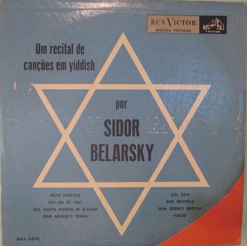 Sidor Belarsky - Um Recital Em Yiddish - 10 Polegadas