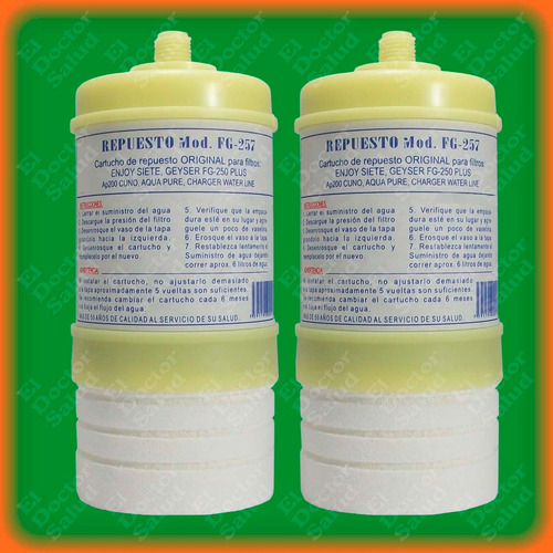 Cartuchos Carbón Estándar 7p Fg257 Filtros Agua Planta Ozono