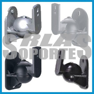 Soporte Para Bafles De Pared Plastico Universal Movil Full