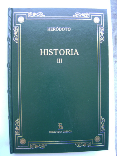 Historia (tomoiii) / Heródoto / Nuevo / Tapas Duras