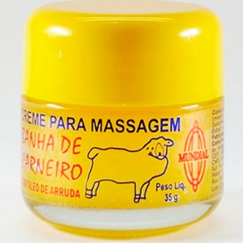 Creme Para Massagem Banha De Carneiro Com Óleo De Arruda 35g