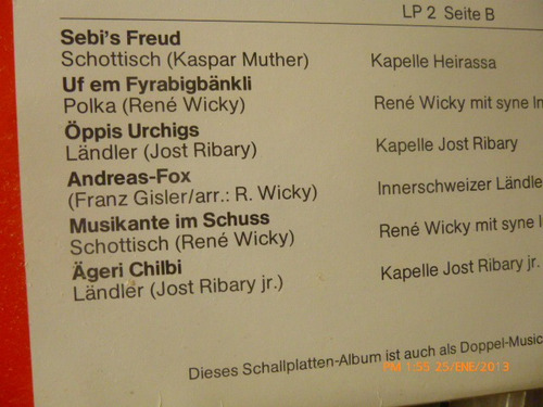Vinilo Lp Doble Urchigi Choscht Es Lade N'i. (u703