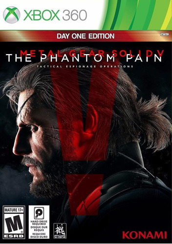 Metal Gear Solid V 5 The Phantom Pain Day One Xbox360 Fisico