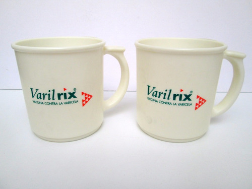 2 Tazas Prohibido Rascarse Varilrix Varicela Propagand Boedo (Usado)