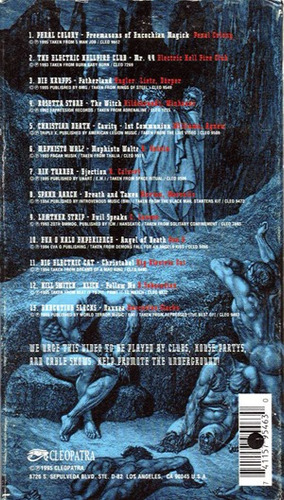 Vhs Original Gothic Industrial Alternative Visuals Cleopatra (Usado)