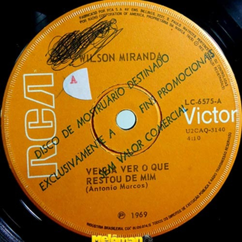 Wilson Miranda 1969 Venha Ver O Que Restou De Mim Compacto