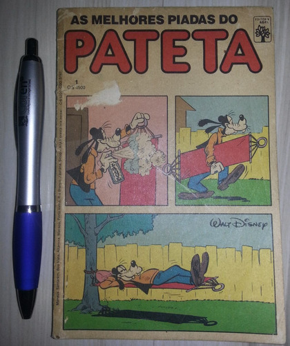 Gibi As Melhores Piadas Do Pateta Nº 1 Editora Abril 1986