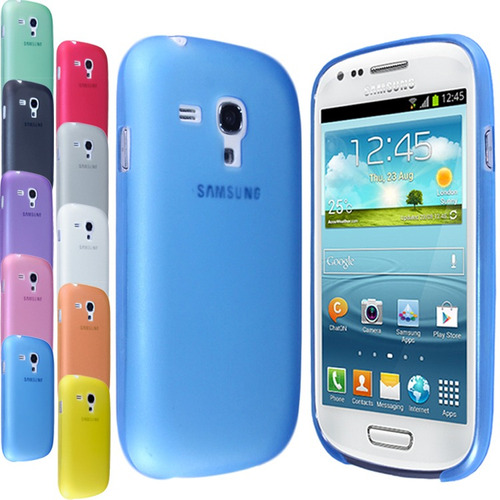 Capa Case 0.3mm Ultra Fina Fosca Para Samsung Galaxy S3 Mini