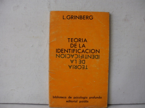 Psi Teoria De La Identificacion - L. Grinberg  