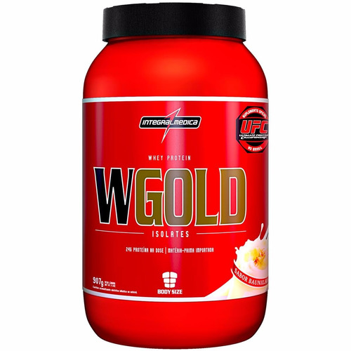 Super Whey Protein Gold Isolado 907g Integralmédica Chocolat