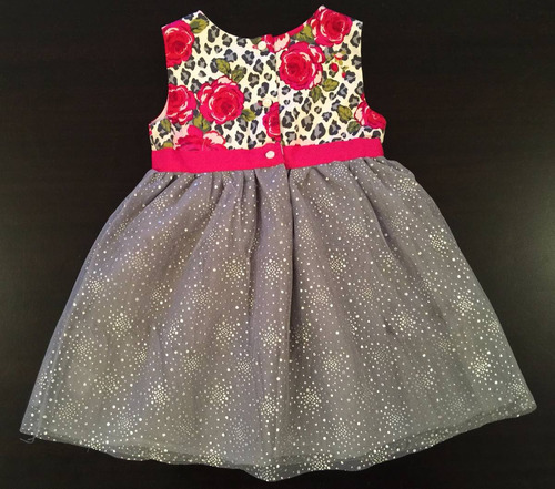 Childrens Place Vestido De Fiesta Con Tul Nena T2 Importado