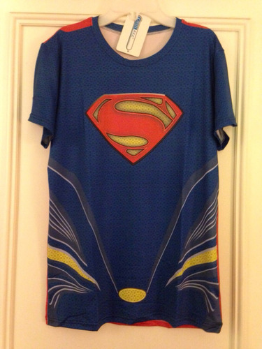 Poleras Dry Fit Superman, Spiderman, Capitan America