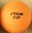 Pelota De Ping Pong Stiga Cup Blanca Y Naranja