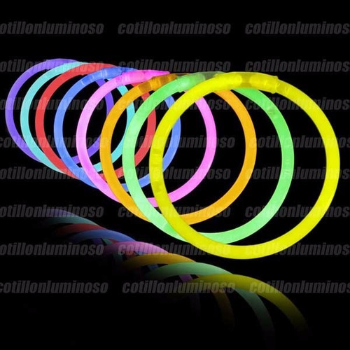 Pulseras Quimicas Luminosas Pack X 50 Cotillon Luminoso
