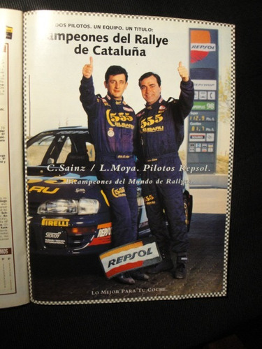 Publicidad Subaru Impreza Rally Carlos Sainz L.moya Año 1995