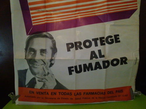Afiche De Publicidad Tabletabon Beneficia Al Fumador