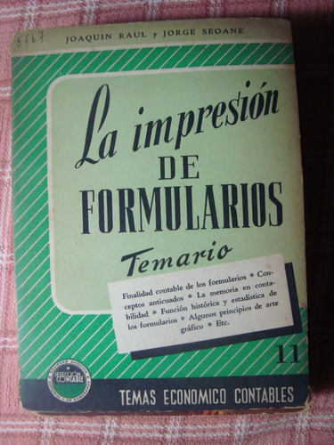 La Impresión De Formularios Seoane 78 Pag 1946 (47)