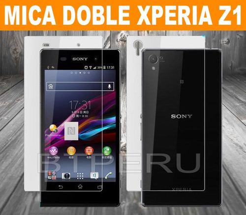 Mica Protector Pantalla Lamina Sony Xperia Z1 L39h Doble