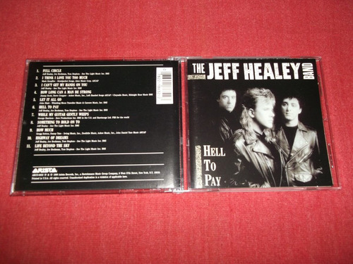 The Jeff Healey Band - Hell To Pay Cd Usa Ed 1990 Mdisk