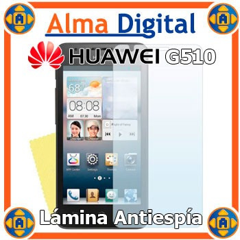 Imagen 2 de 2 de 2x Protector Pantalla Antiespia Huawei Ascend G510 Antichism