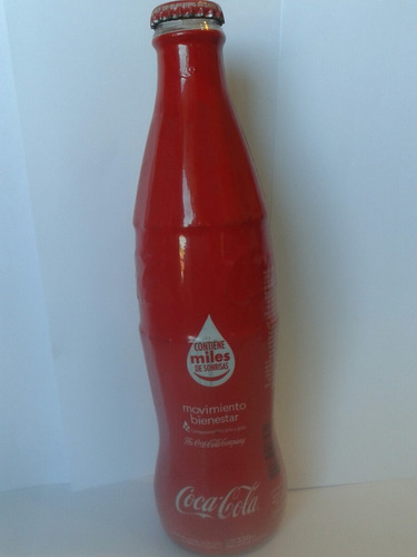 Botella De Coca Cola Sonrei Llena Edición Limitada