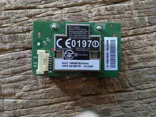 Wifi LG 42lb5830-uv Wn8122e1