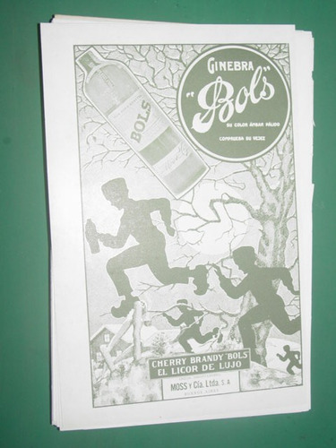 Ginebra Bols Clipping Publicidad Bebidas Botella Modelo 5