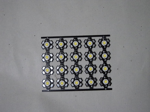 Led Alta Potencia Cn Pred Blanco Frio 10000ºk 3 Watt 10 Unid