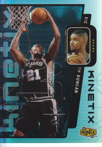 1998-99 Ud Ionix Kinetix Tim Duncan Spurs