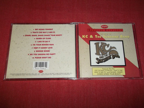 Kc And The Sunshine Band - The Best Of Cd Usa Ed 1992 Mdisk
