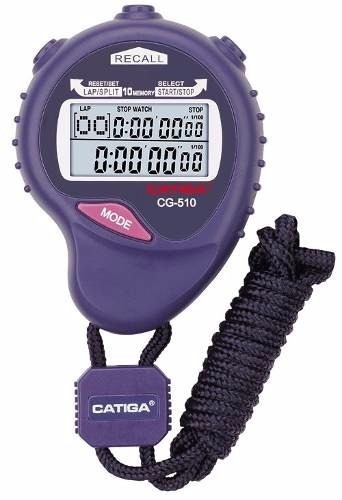 Cronometro Deportivo Digital Catiga 10 Memorias Reloj Alarma