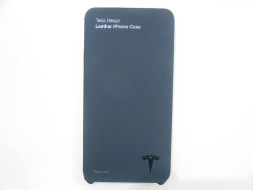 Forro De Cuero Para iPhone 6 Plus Diseño Tesla