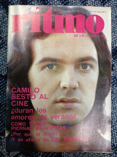 Revista Ritmo 440 Camilo Sesto Lucho Muñoz Cat Stevens