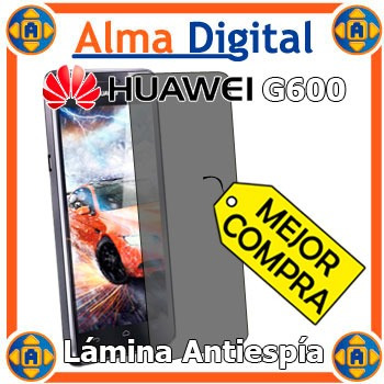 Lamina Protector Pantalla Antiespia Huawei G600 Antichisme