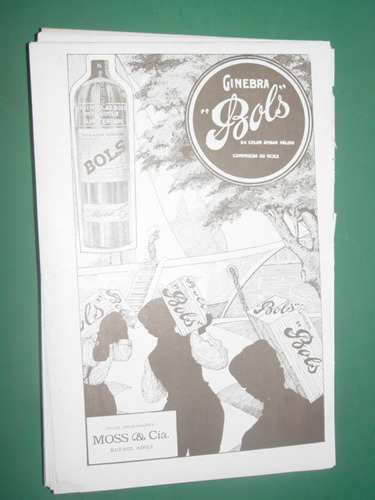 Ginebra Bols Clipping Publicidad Bebidas Botella Modelo 6