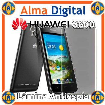 Lamina Protector Pantalla Antiespia Huawei G600 Antichisme