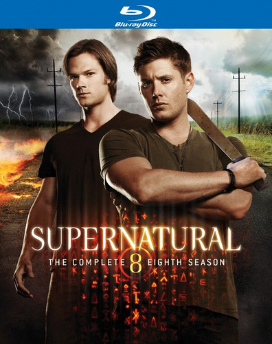 Blu-ray Supernatural 8ª Temporada Eua Lacrado Original Promo