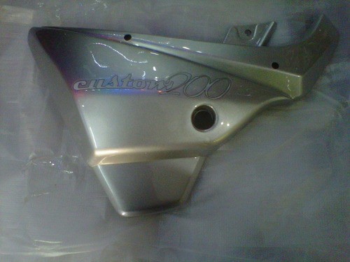 Juego De Cacha Lateral Motomel Custom 200 Gris - Dos Ruedas