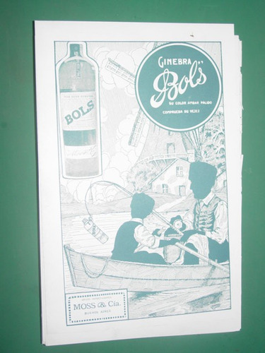 Ginebra Bols Clipping Publicidad Bebidas Botella Modelo 8